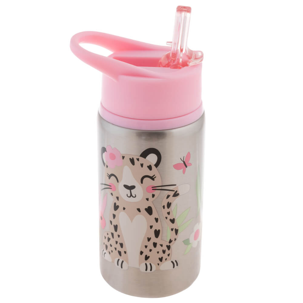 Stephen Joseph Stainless Steel Water Bottles - Leopard