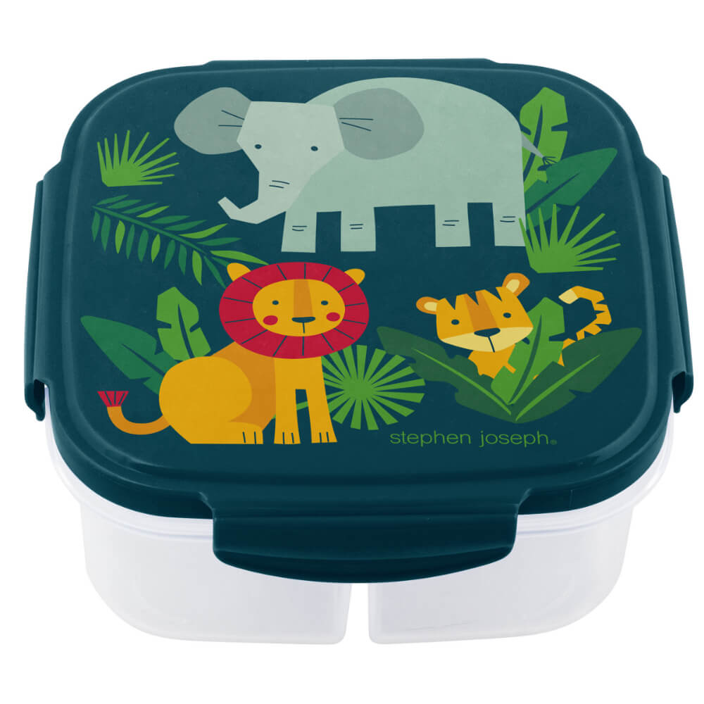 Stephen Joseph Snack Box With Ice Pack - Zoo