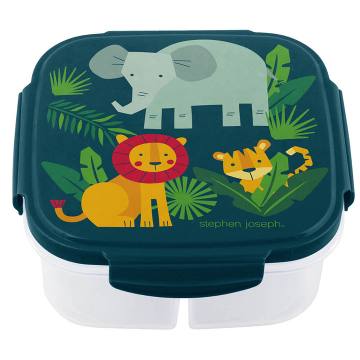 Stephen Joseph Snack Box With Ice Pack - Zoo