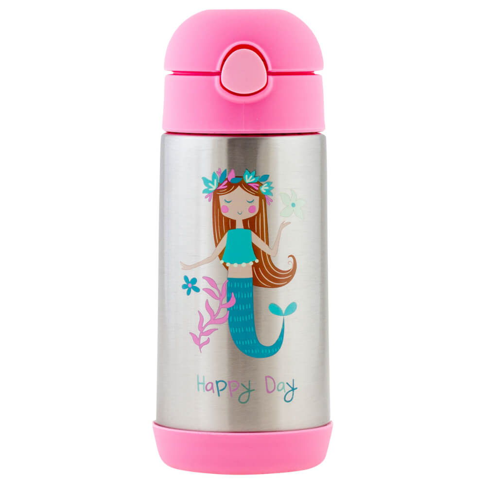 Stephen Joseph Double Wall SS Bottles - Mermaid