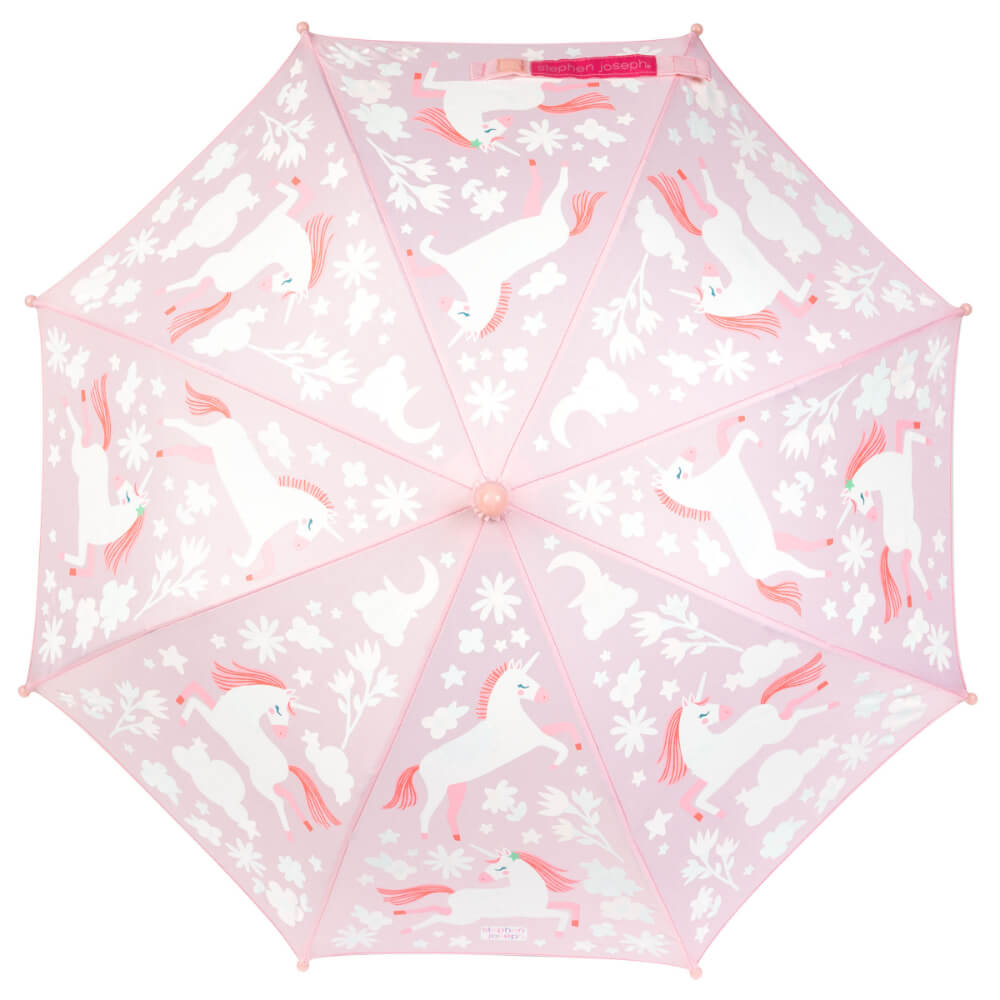 Stephen Joseph Color Changing Umbrellas - Unicorn