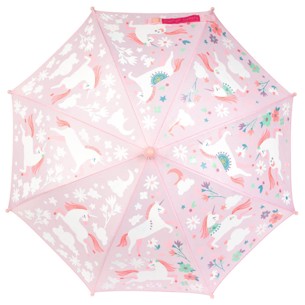 Stephen Joseph Color Changing Umbrellas - Unicorn
