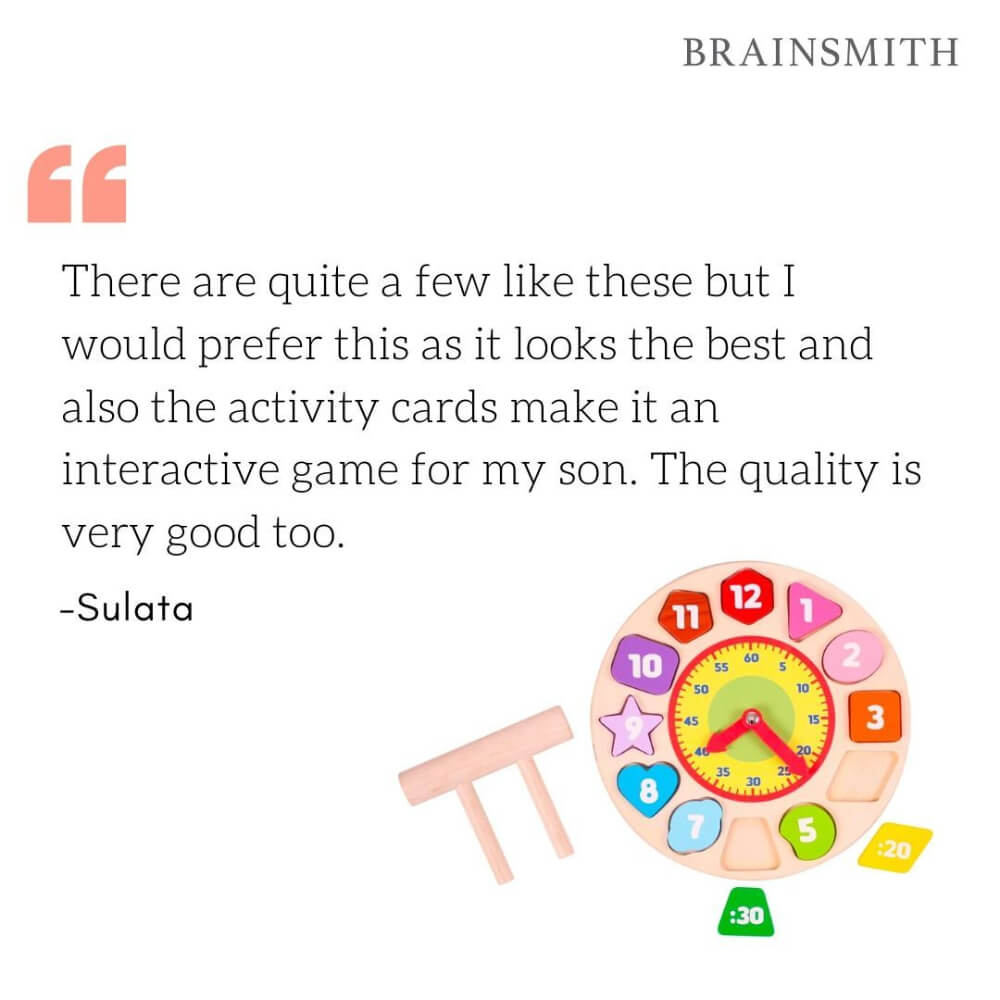 Brainsmith Shape Sorting Clock