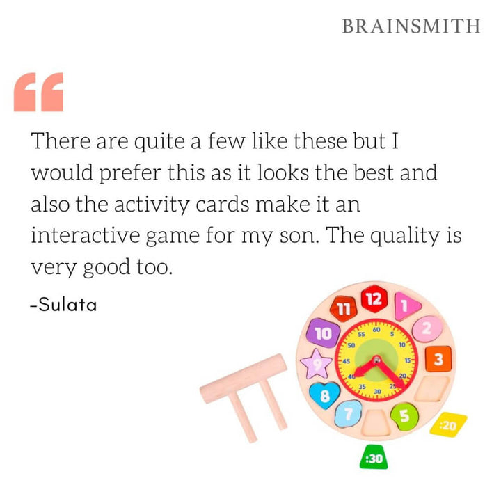 Brainsmith Shape Sorting Clock