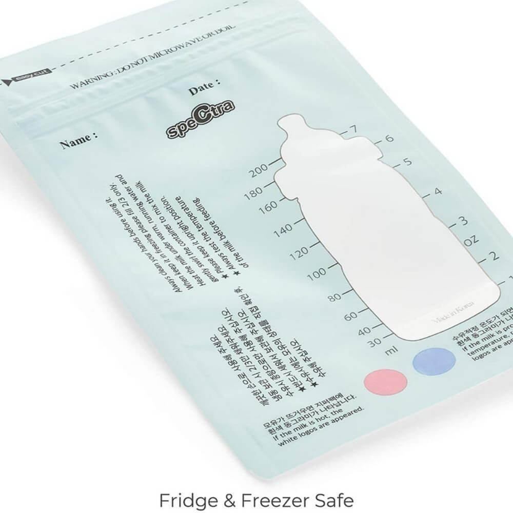 Spectra Disposable Breast Milk Storage Bags, 200 ml - 30 pcs
