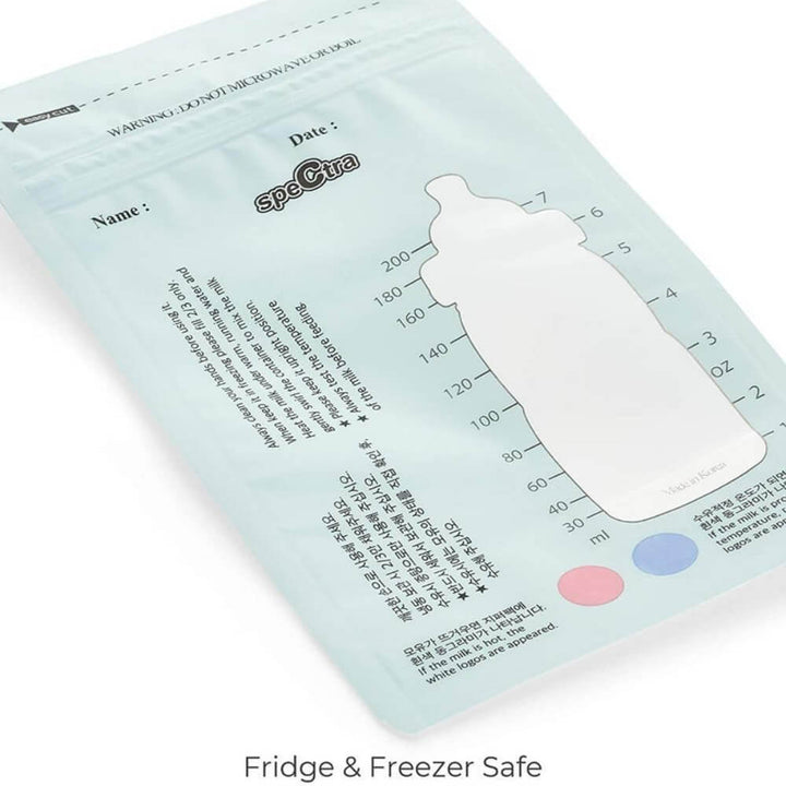 Spectra Disposable Breast Milk Storage Bags, 200 ml - 30 pcs