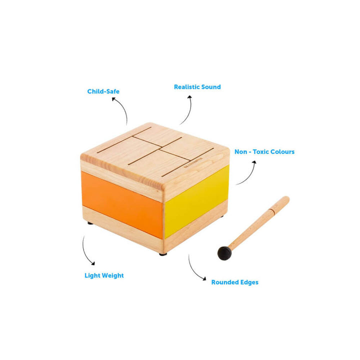 Brainsmith Square Tone Drum