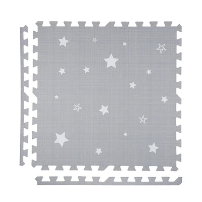 Dreamy White Stars Set in Playmat - Grey