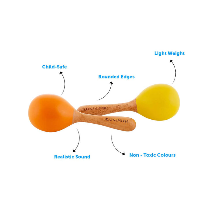 Brainsmith Maracas - Set of 2