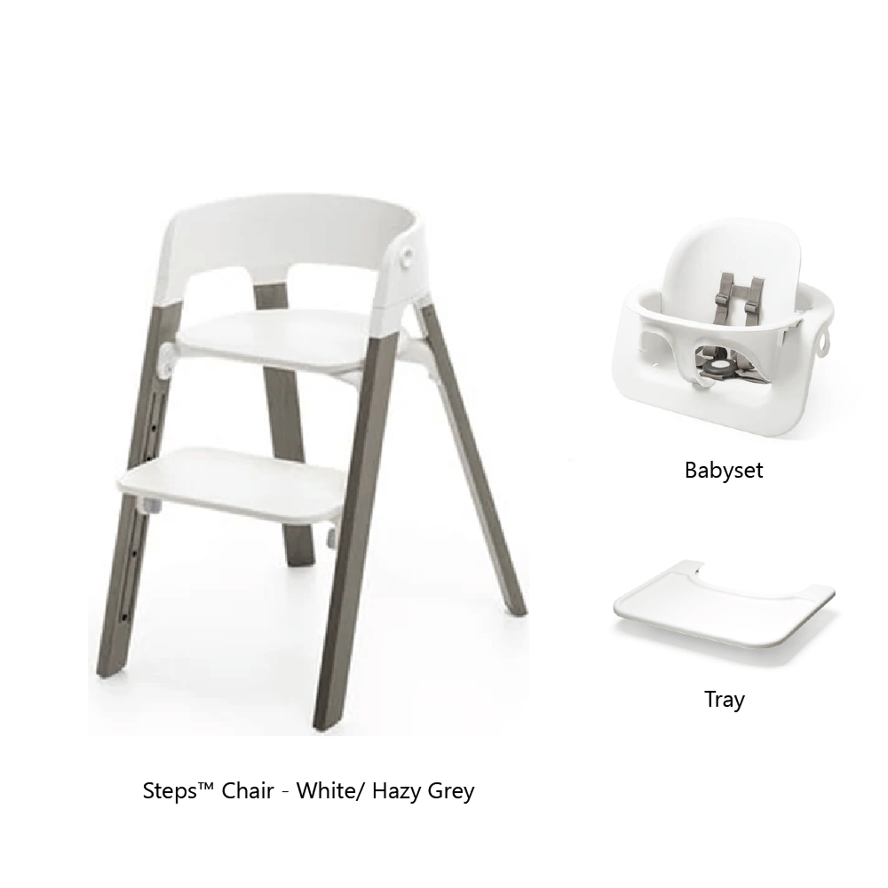 Stokke® Steps™ Highchair Combo (Chair, Babyset, Tray)