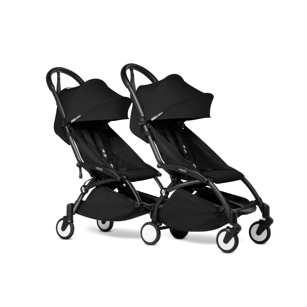 YOYO² Double Stroller for Twins (6 months+) - Black Frame