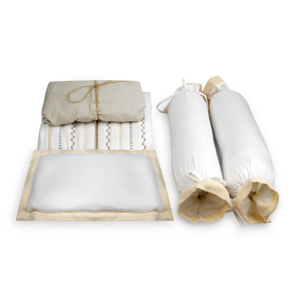 Kokolo Organic Cotton & Naturally Dyed Crib Set