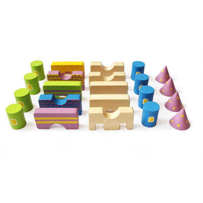 Starry Castle & Fantasy Characters Wooden Blocks