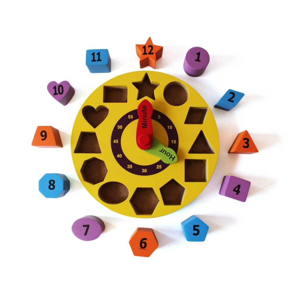Shape Sorting Clock