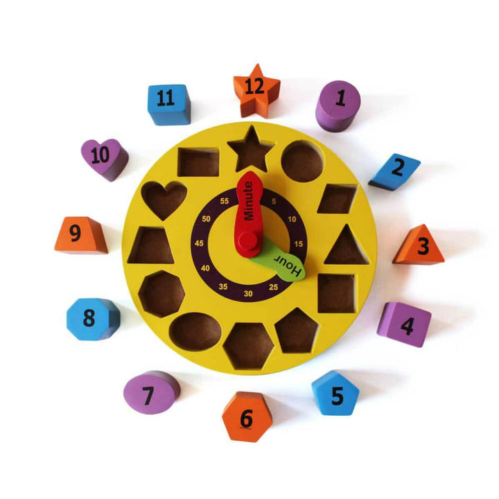 Shape Sorting Clock