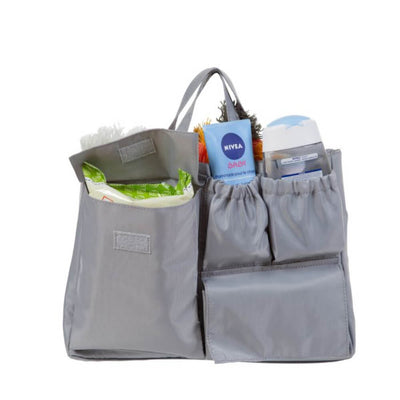 Bag In Bag Organizer - Canvas - Grey
