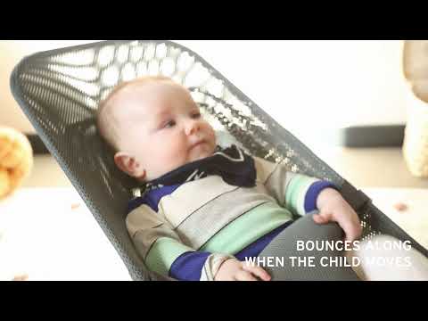 Childhome Evolux Manual Bouncer - Natural Anthracite