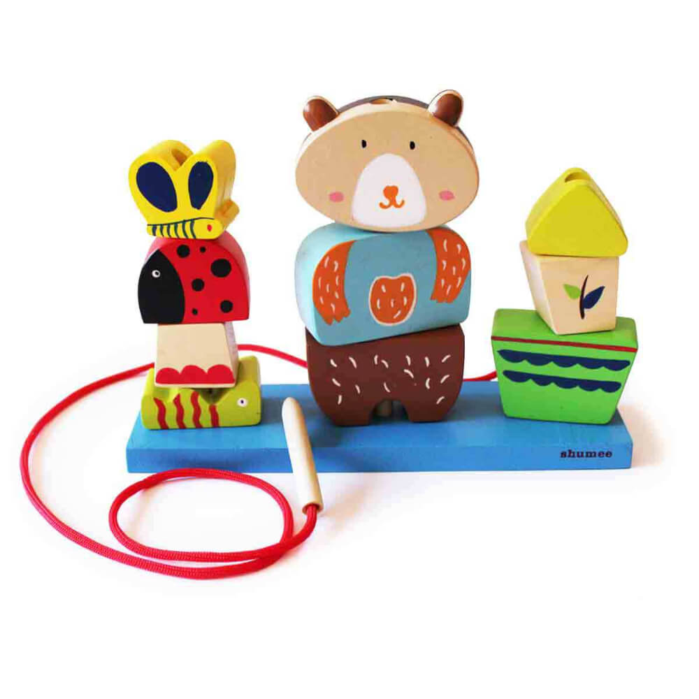 Jungle Pegging and Lacing Toy