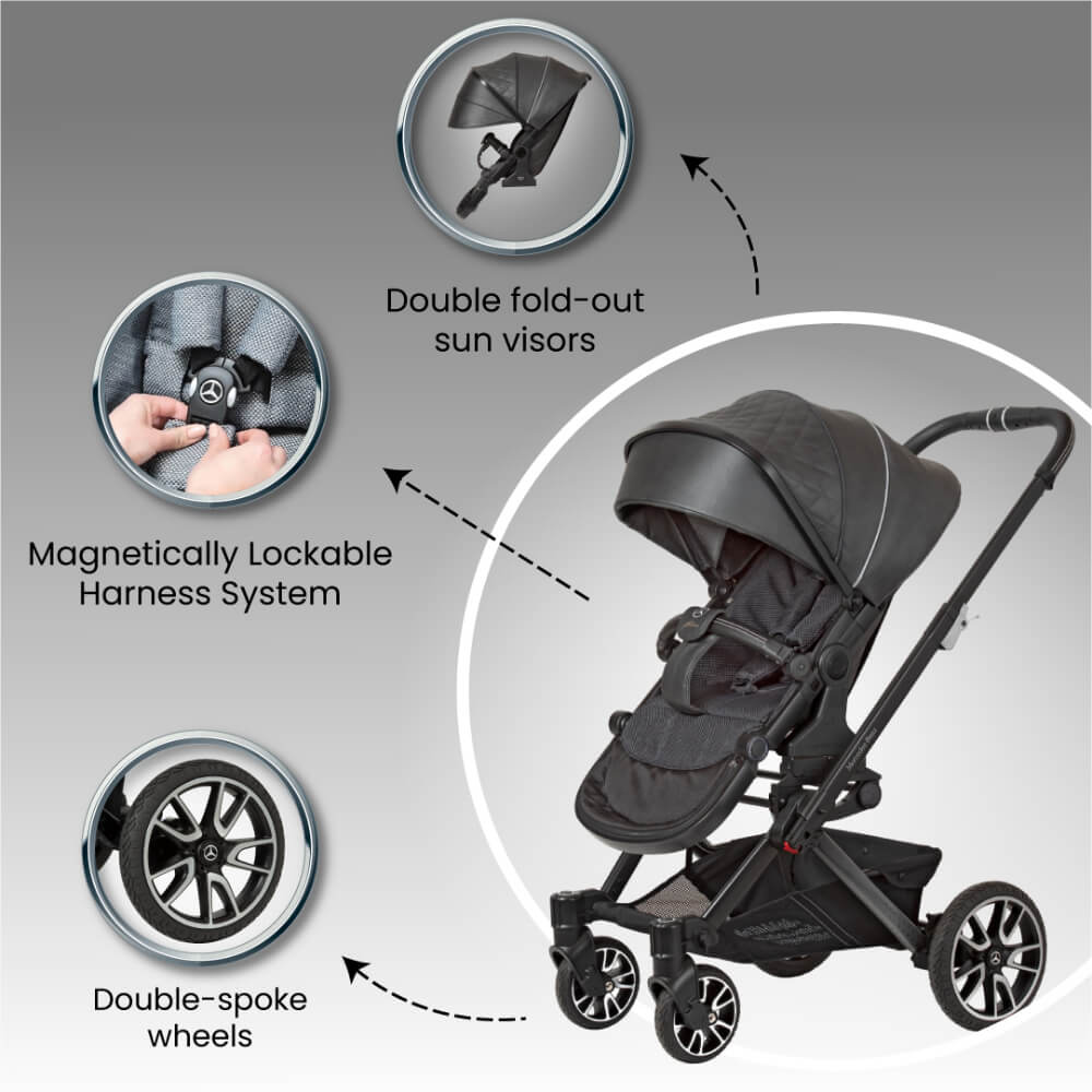 Hartan Mercedes-Benz Stroller for Kids - Magma Grey