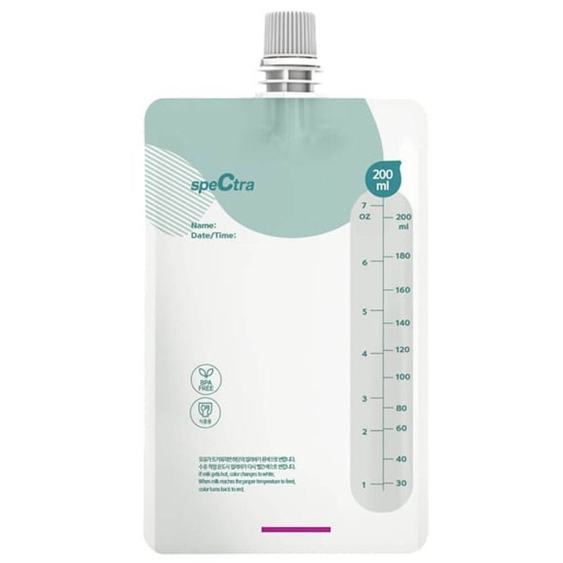 Spectra Disposable Breast Milk Storage Bags, 200 ml - 30 pcs