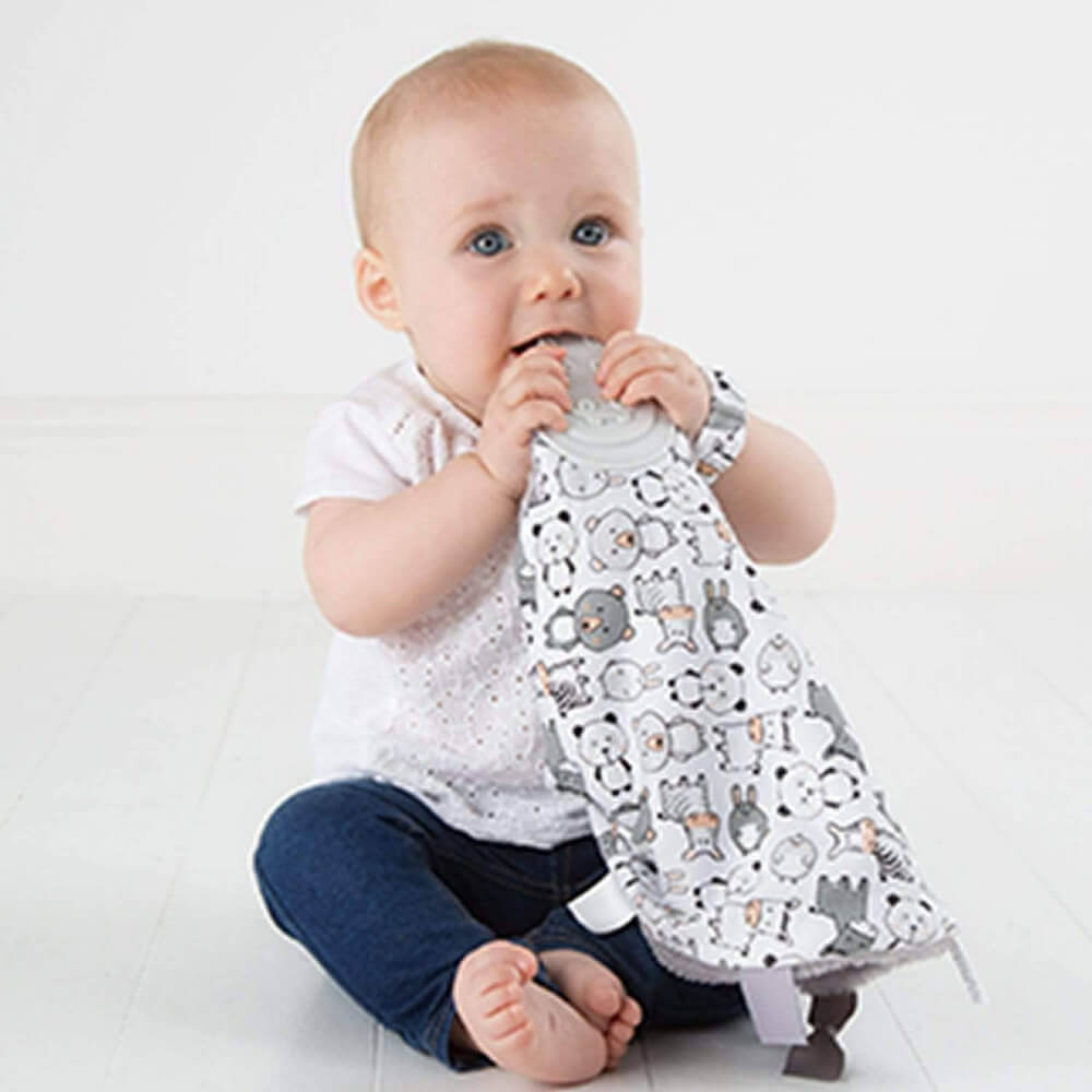 Cheeky Chompers Panda Pals Comfortchew -  Comforter with Teether