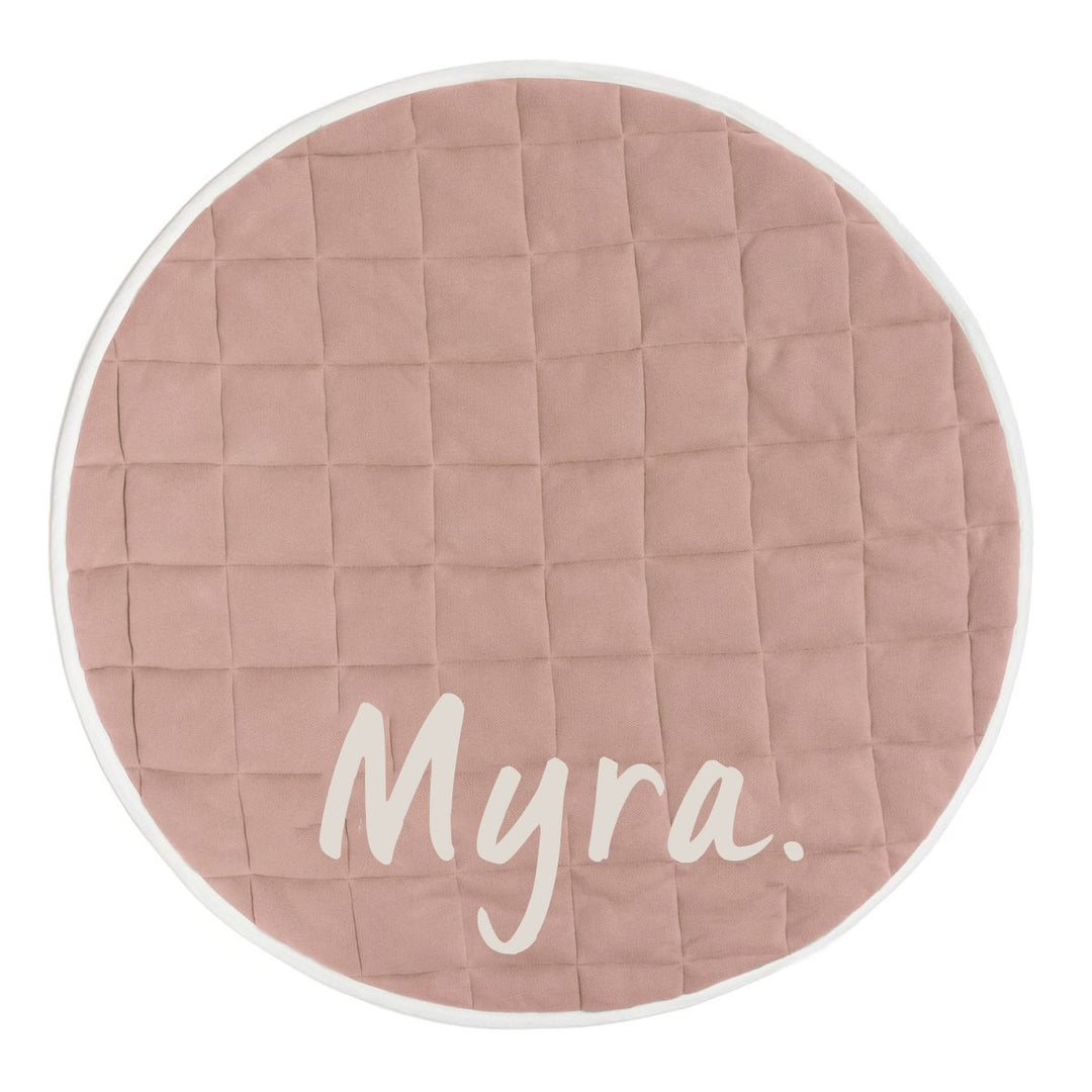 Misty Rose Personalized Playmat