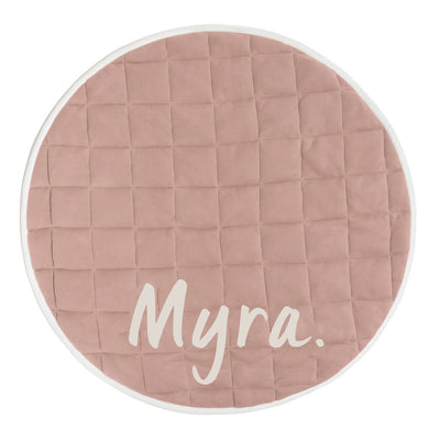 Misty Rose Personalized Playmat
