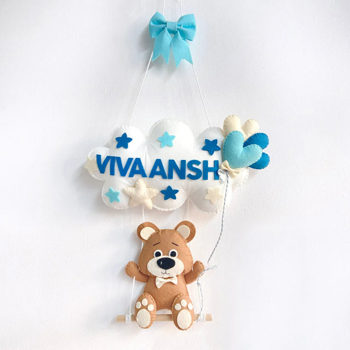 #color_Teddy-Bear-On-a-Swing-Personalised-Wall-Hanging