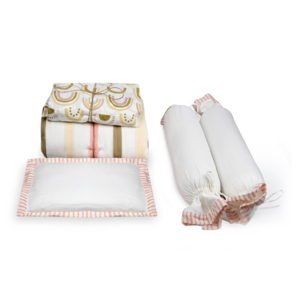 Kokolo Organic Cotton & Naturally Dyed Crib Set